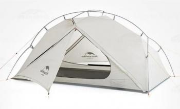 13 239 р. Палатка Naturehike VIK Si, 1-местная, алюминиевый каркас, белая Naturehike nh18w001-k-1w  с доставкой в г. Воронеж. Увеличить фотографию 1