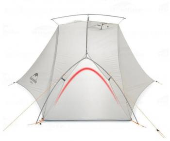 13 239 р. Палатка Naturehike VIK Si, 1-местная, алюминиевый каркас, снежная юбка, белая Naturehike nh18w001-k-1wskr  с доставкой в г. Воронеж. Увеличить фотографию 3