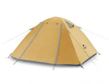 8 749 р. Палатка Naturehike P-Series 2-местная, алюминиевый каркас, желтая Naturehike nh18z022-p-2ye  с доставкой в г. Воронеж. Увеличить фотографию 1