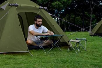 11 449 р. Палатка Naturehike P-Series 4-местная, алюминиевый каркас, зеленая Naturehike nh18z044-p-4dgr  с доставкой в г. Воронеж. Увеличить фотографию 6