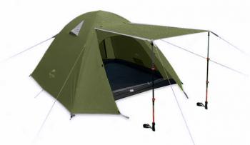11 449 р. Палатка Naturehike P-Series 4-местная, алюминиевый каркас, зеленая Naturehike nh18z044-p-4dgr  с доставкой в г. Воронеж. Увеличить фотографию 3