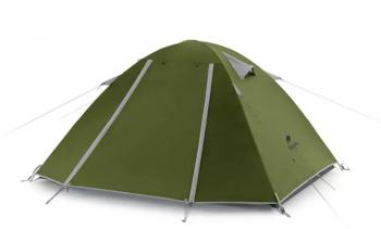 Палатка Naturehike P-Series 4-местная, алюминиевый каркас, зеленая Naturehike nh18z044-p-4dgr