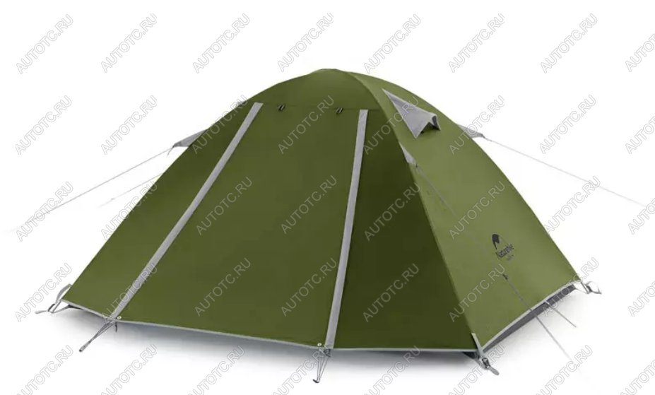 11 449 р. Палатка Naturehike P-Series 4-местная, алюминиевый каркас, зеленая Naturehike nh18z044-p-4dgr  с доставкой в г. Воронеж