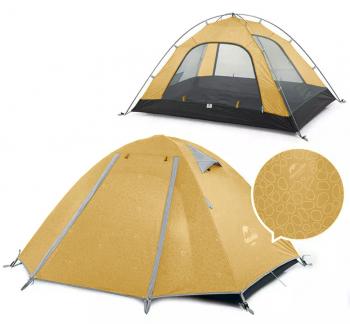 11 949 р. Палатка Naturehike P-Series 4-местная, алюминиевый каркас, желтая Naturehike nh18z044-p-4ye  с доставкой в г. Воронеж. Увеличить фотографию 4