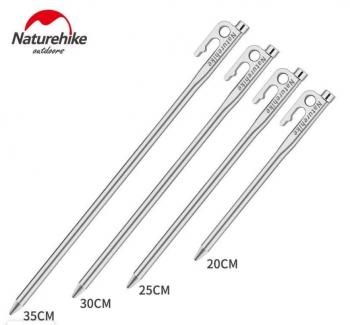 829 р. Колышек для палатки Naturehike нержавеющая сталь 30 см Naturehike nh19pj014-sl30  с доставкой в г. Воронеж. Увеличить фотографию 2