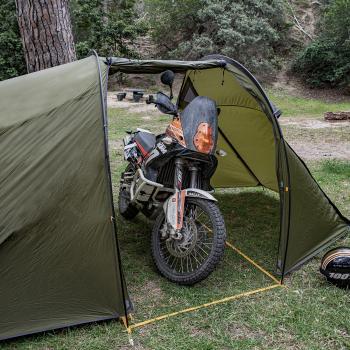 23 709 р. Палатка Naturehike Could Tourer 2-местная+ мотоцикл, алюминиевый каркас, серый Naturehike nh19zp013-g  с доставкой в г. Воронеж. Увеличить фотографию 3