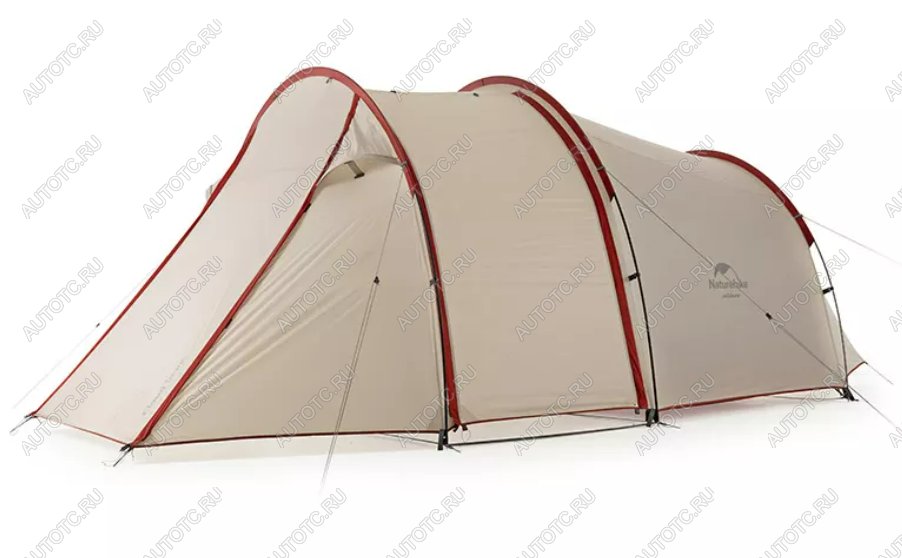 23 709 р. Палатка Naturehike Could Tourer 2-местная+ мотоцикл, алюминиевый каркас, серый Naturehike nh19zp013-g  с доставкой в г. Воронеж