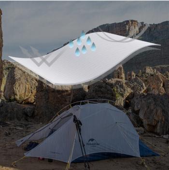 22 999 р. Палатка Naturehike Cloud Up-Wing Si 2-местная, алюминиевый каркас, серо-синяя Naturehike nh19zp083-2-2wdgrbl  с доставкой в г. Воронеж. Увеличить фотографию 4