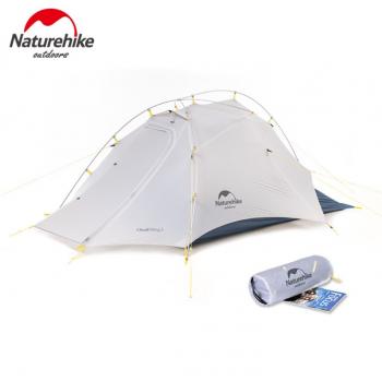 22 999 р. Палатка Naturehike Cloud Up-Wing Si 2-местная, алюминиевый каркас, серо-синяя Naturehike nh19zp083-2-2wdgrbl  с доставкой в г. Воронеж. Увеличить фотографию 2