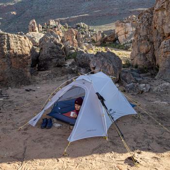 22 999 р. Палатка Naturehike Cloud Up-Wing Si 2-местная, алюминиевый каркас, серо-синяя Naturehike nh19zp083-2-2wdgrbl  с доставкой в г. Воронеж. Увеличить фотографию 6