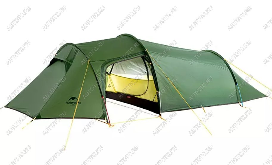 37 949 р. Палатка Naturehike Opalus Si 2-местная, алюминиевый каркас, зеленый Naturehike nh20zp001-dfgr  с доставкой в г. Воронеж
