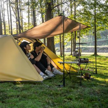 14 159 р. Палатка Naturehike Butterfly 2-местная, алюминиевый каркас, желто-коричневый Naturehike nh21yw132-yebr  с доставкой в г. Воронеж. Увеличить фотографию 7