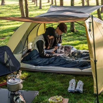14 159 р. Палатка Naturehike Butterfly 2-местная, алюминиевый каркас, желто-коричневый Naturehike nh21yw132-yebr  с доставкой в г. Воронеж. Увеличить фотографию 5