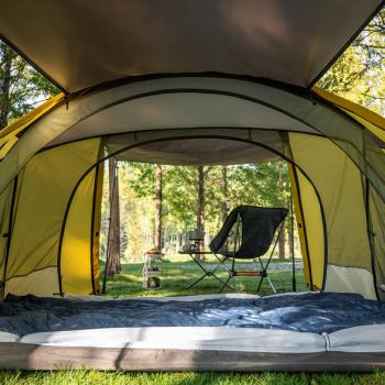 14 159 р. Палатка Naturehike Butterfly 2-местная, алюминиевый каркас, желто-коричневый Naturehike nh21yw132-yebr  с доставкой в г. Воронеж. Увеличить фотографию 4