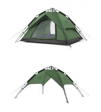 8 999 р. Палатка Naturehike 3-местная, быстросборная, серо-зеленая Naturehike nh21zp008-3ggr  с доставкой в г. Воронеж. Увеличить фотографию 7