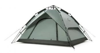 8 999 р. Палатка Naturehike 3-местная, быстросборная, серо-зеленая Naturehike nh21zp008-3ggr  с доставкой в г. Воронеж. Увеличить фотографию 2