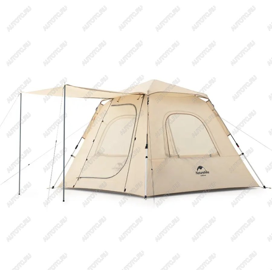 13 949 р. Палатка Naturehike Ango 3-местная, быстросборная, бежевая Naturehike nh21zp010-kh  с доставкой в г. Воронеж