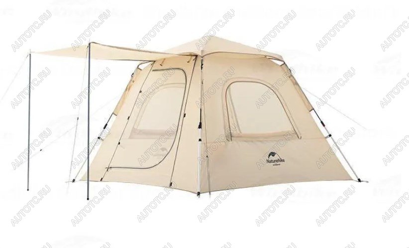 20 749 р. Палатка Naturehike Ango 3-местная, быстросборная, снежная юбка, бежевая Naturehike nh21zp010-khskr  с доставкой в г. Воронеж