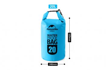 1 119 р. Гермомешок Naturehike Ocean Pack 20 л. (синий) Naturehike fs15m010-j-20bl  с доставкой в г. Воронеж. Увеличить фотографию 4