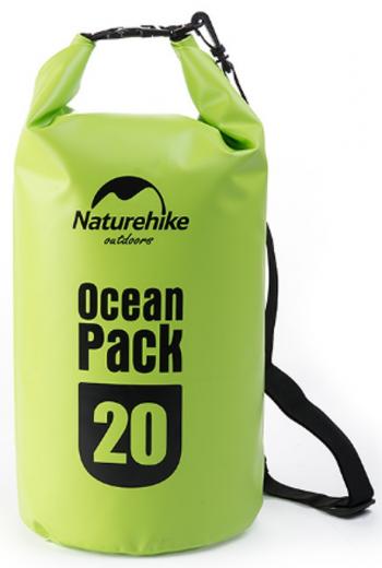 1 059 р. Гермомешок Naturehike Ocean Pack 20 л. (зелёный) Naturehike fs15m010-j-20gr  с доставкой в г. Воронеж. Увеличить фотографию 1
