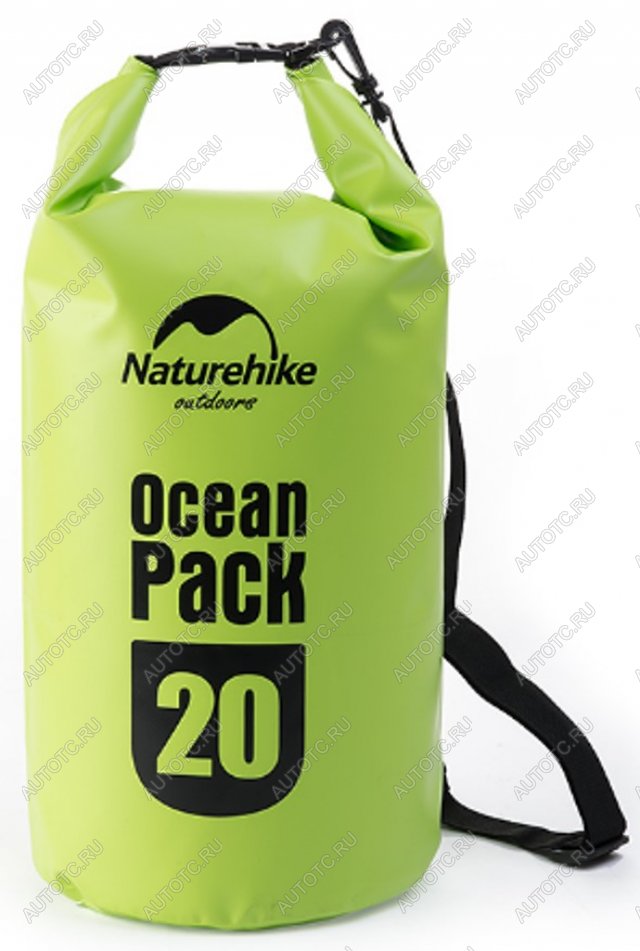 1 059 р. Гермомешок Naturehike Ocean Pack 20 л. (зелёный) Naturehike fs15m010-j-20gr  с доставкой в г. Воронеж