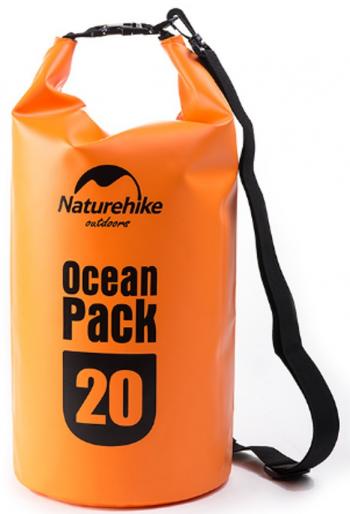 1 119 р. Гермомешок Naturehike Ocean Pack 20 л. (оранжевый) Naturehike fs15m010-j-20or  с доставкой в г. Воронеж. Увеличить фотографию 1