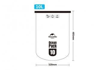 919 р. Гермомешок Naturehike Ocean Pack 10 л. (синий) Naturehike fs15m010-j10bl  с доставкой в г. Воронеж. Увеличить фотографию 6