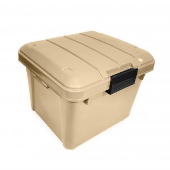 2 269 р. Ящик экспедиционный IRIS RV BOX 400, бежевый, 28 литров 42x37,5x33 см. IRIS OHYAMA rv400b  с доставкой в г. Воронеж. Увеличить фотографию 4
