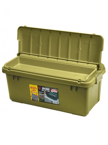 6 479 р. Ящик экспедиционный IRIS RV BOX 800 c двойной разделенной крышкой 79x37x33 см хаки IRIS OHYAMA rv800ckh  с доставкой в г. Воронеж. Увеличить фотографию 2