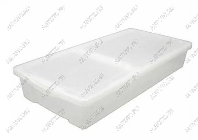 3 879 р. Короб для хранения IRIS UNDER-BED PLASTIC BOX 46л, прозрачный IRIS OHYAMA ub950cl  с доставкой в г. Воронеж