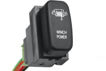 849 р. Кнопка ВКЛВЫКЛ, оранжевый, WINCH POWER MITSUBISHI РИФ rif22-1-5106005  с доставкой в г. Воронеж. Увеличить фотографию 1