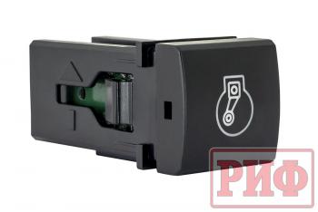 989 р. Кнопка ВКЛВЫКЛ, голубой, COMPRESSOR TOYOTA 22x22 РИФ rif22-1-7111404  с доставкой в г. Воронеж. Увеличить фотографию 1