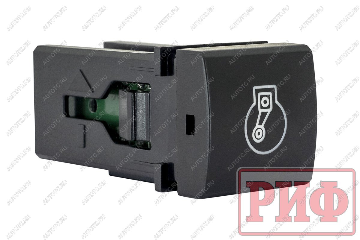 989 р. Кнопка ВКЛВЫКЛ, голубой, COMPRESSOR TOYOTA 22x22 РИФ rif22-1-7111404  с доставкой в г. Воронеж