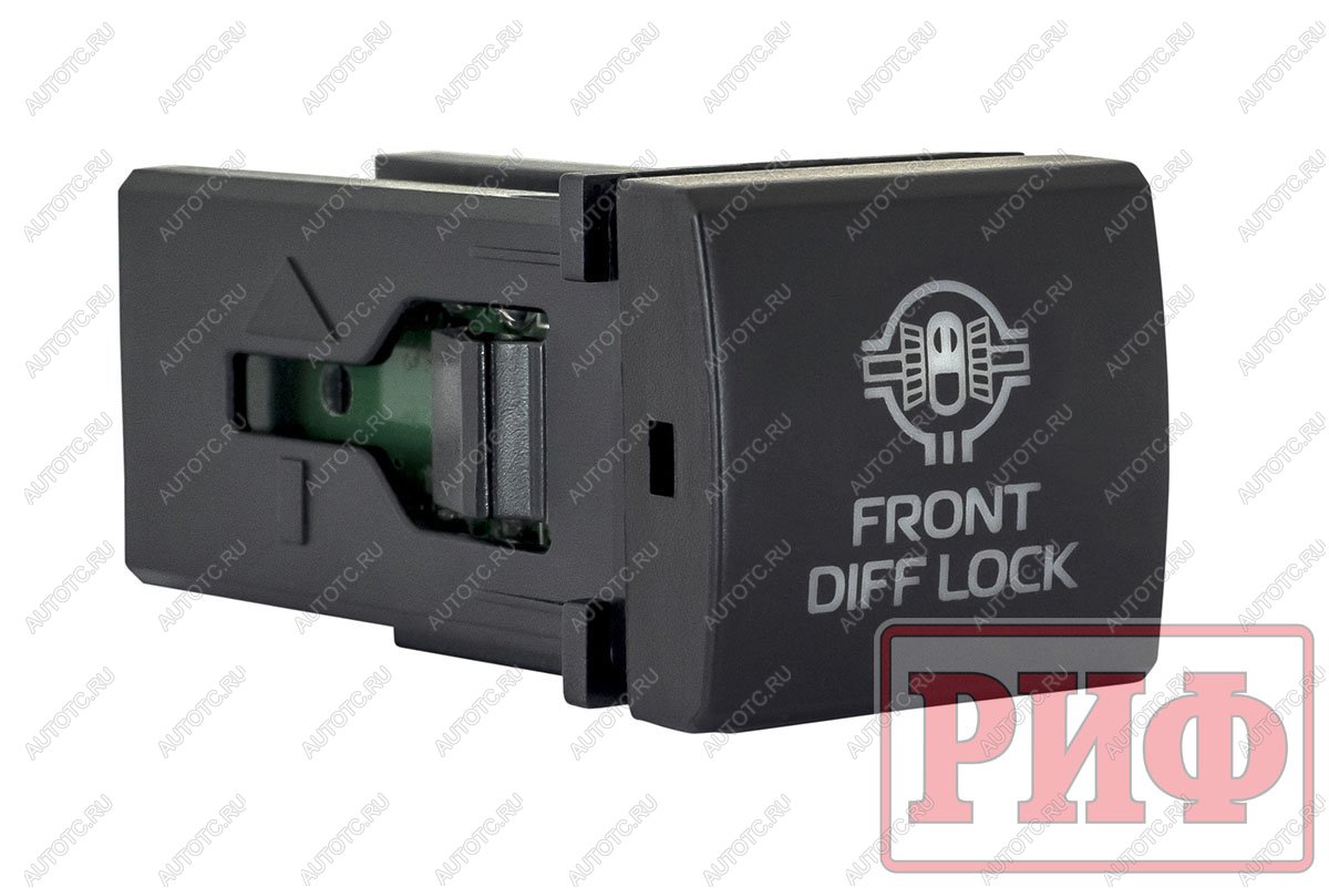 909 р. Кнопка ВКЛВЫКЛ, голубой, FRONT DIFF LOCK TOYOTA 22x22 РИФ rif22-1-7111504  с доставкой в г. Воронеж