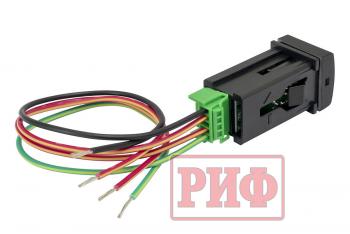1 089 р. Кнопка ВКЛВЫКЛ, голубой, WINCH POWER TOYOTA 22x22 РИФ rif22-1-7111704  с доставкой в г. Воронеж. Увеличить фотографию 4