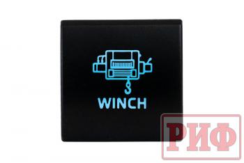 1 089 р. Кнопка ВКЛВЫКЛ, голубой, WINCH POWER TOYOTA 22x22 РИФ rif22-1-7111704  с доставкой в г. Воронеж. Увеличить фотографию 3
