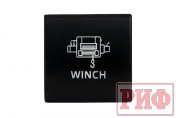 1 089 р. Кнопка ВКЛВЫКЛ, голубой, WINCH POWER TOYOTA 22x22 РИФ rif22-1-7111704  с доставкой в г. Воронеж. Увеличить фотографию 2