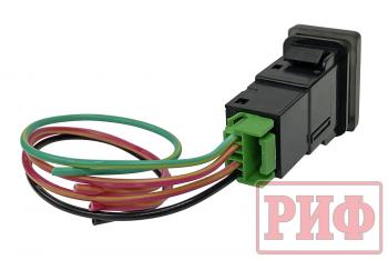789 р. Кнопка ВКЛВЫКЛ, белый, BATTERY TOYOTA 32x22 РИФ rif22-1-1104304  с доставкой в г. Воронеж. Увеличить фотографию 2