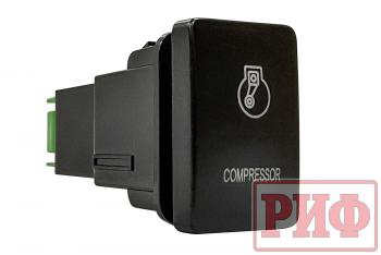 789 р. Кнопка ВКЛВЫКЛ, белый, COMPRESSOR TOYOTA 32x22 РИФ rif22-1-1104404  с доставкой в г. Воронеж. Увеличить фотографию 1