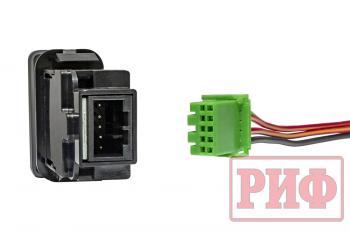 789 р. Кнопка ВКЛВЫКЛ, белый, REAR DIFF LOCK TOYOTA 40x20 горизонтальная РИФ rif22-1-1109614  с доставкой в г. Воронеж. Увеличить фотографию 4
