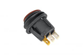 119 р. Переключатель ВКЛВЫКЛ, красный, круглый РИФ rif22-1-2106100  с доставкой в г. Воронеж. Увеличить фотографию 4