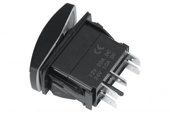 529 р. Переключатель ВКЛВЫКЛ, синий, GO-GO РИФ rif22-1-4102700  с доставкой в г. Воронеж. Увеличить фотографию 2