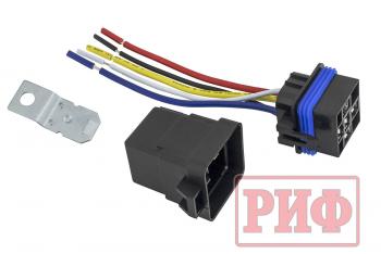 769 р. Реле влагозащищенное с колодкой 12В 40А SPDT РИФ rif22-2-1000100  с доставкой в г. Воронеж. Увеличить фотографию 2