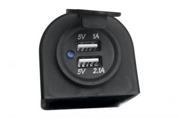 899 р. Розетка USB 3,1А в корпусе РИФ rif22-4-1008900  с доставкой в г. Воронеж. Увеличить фотографию 2