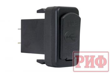 1 849 р. Розетка USB 2 QC 3.0 для Toyota 40x20 РИФ rif22-4-1013700  с доставкой в г. Воронеж. Увеличить фотографию 2