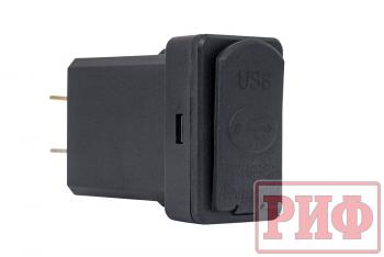 1 849 р. Розетка USB 2 QC 3.0 для Toyota 30x22х38 РИФ rif22-4-1013800  с доставкой в г. Воронеж. Увеличить фотографию 2