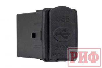 1 849 р. Розетка USB 2 QC 3.0 для Nissan 30x22х38 РИФ rif22-4-1013900  с доставкой в г. Воронеж. Увеличить фотографию 2