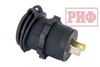 1 949 р. Розетка USB 2.4А, QC 3.0 34x37х54 РИФ rif22-4-1014100  с доставкой в г. Воронеж. Увеличить фотографию 4