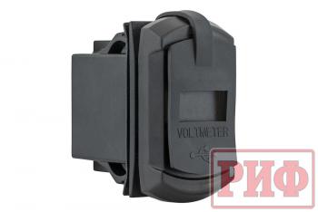 1 699 р. Розетка USB Type PD, QC 3.0 с вольтметром, синяя подсветка РИФ rif22-4-41480  с доставкой в г. Воронеж. Увеличить фотографию 5
