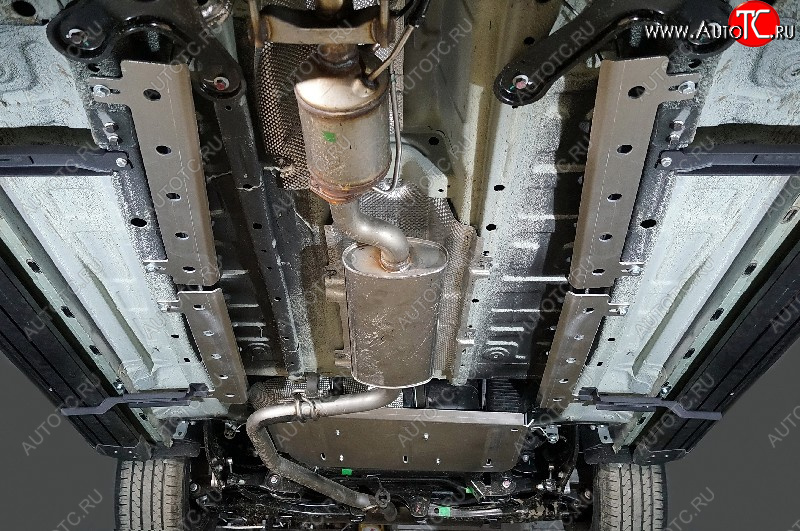5 999 р. Защита топливной магистрали (2.0L 4WD)(комплект 4 шт) ТСС Тюнинг  JAECOO J7 (2023-2025) (алюминий 4 мм)  с доставкой в г. Воронеж